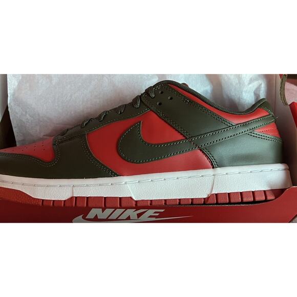 Size 12 • Nike Dunk Low Retro BTTY • Mystic Red • Cross-Posted • Firm - Picture 12 of 15